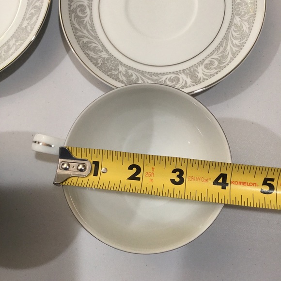 Vintage 70’s Imperial ‘Whitney’ China Coffee cups and saucers Set of 4 - Picture 12 of 12